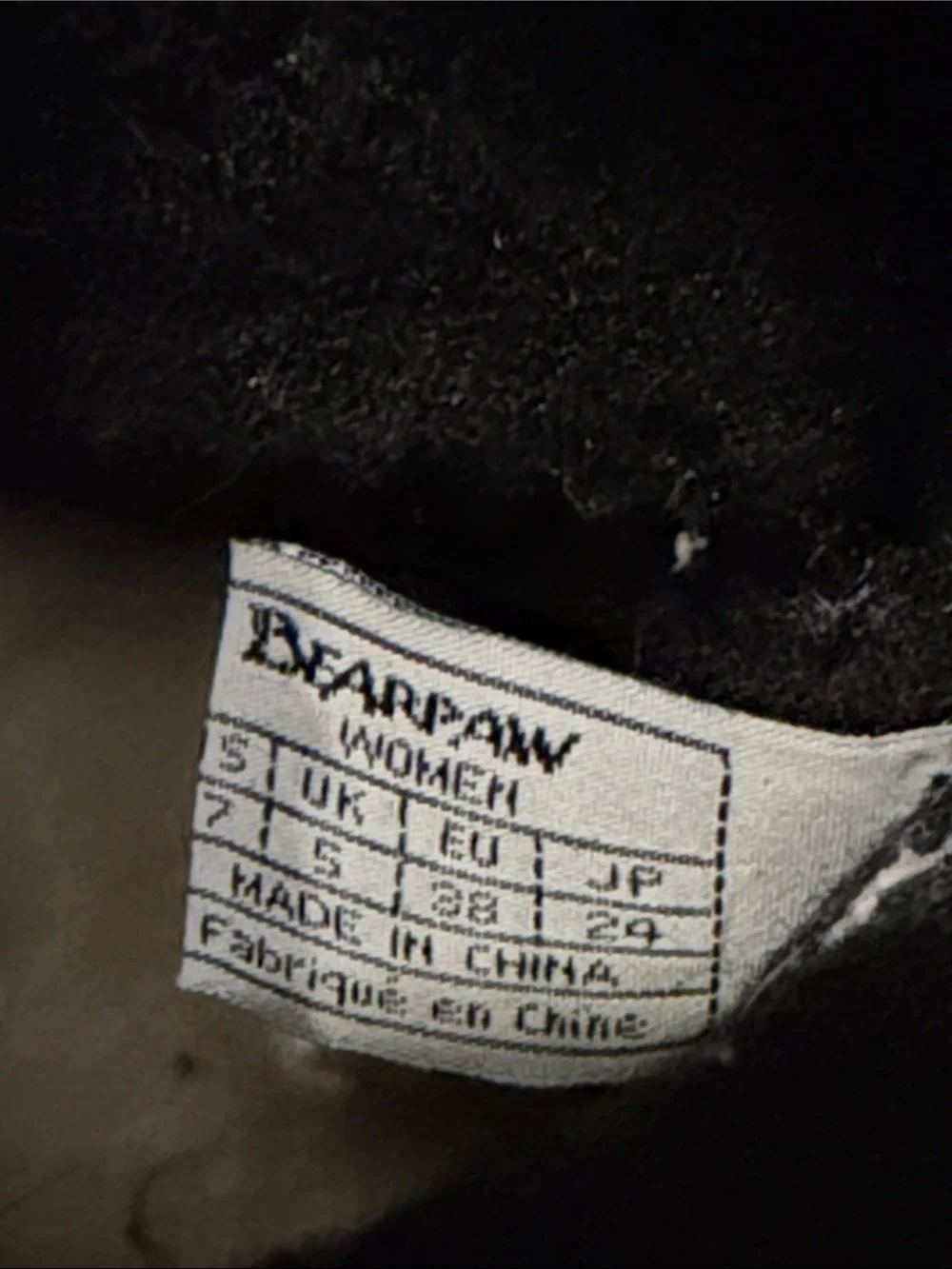 BearPaw photos boot